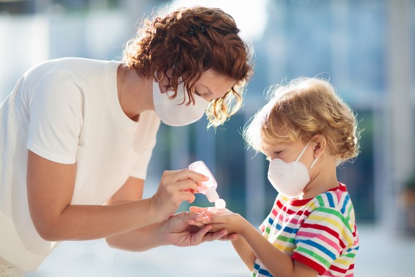 image of mother and son during coronavirus